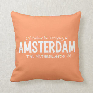 AMSTERDAM custom colour throw pillow