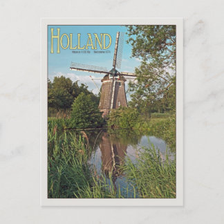 Amsterdam - De 1100 Roe Windmill.jpg Postcard