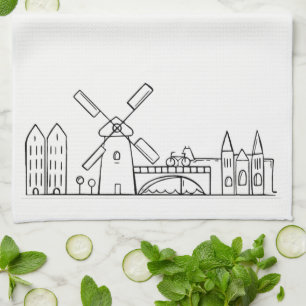 Amsterdam Dishtowel Tea Towel