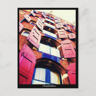 Amsterdam - Dutch Style Window Postcard