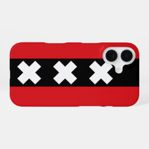 Amsterdam Flag iPhone 16 Case