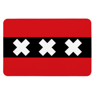 Amsterdam flag magnet