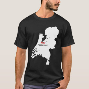 Amsterdam Flag Netherlands Souvenir Dutch Tourist T-Shirt