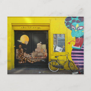 Amsterdam Graffiti Street Art Nr. 4 - Snake Postcard