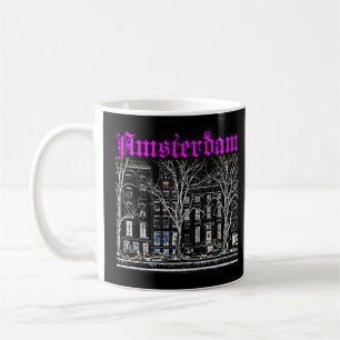 Amsterdam Holland Netherlands Travel Cars Trees Bl Coffee Mug