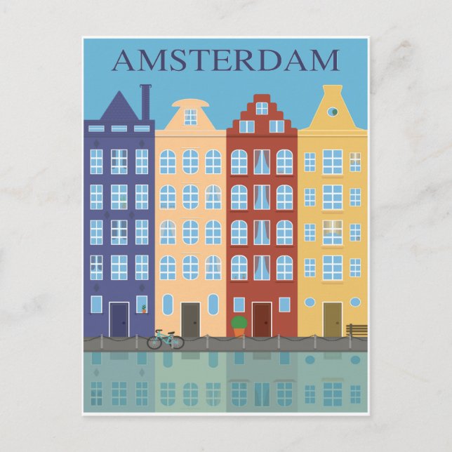 Amsterdam, Holland, Postcard (Front)