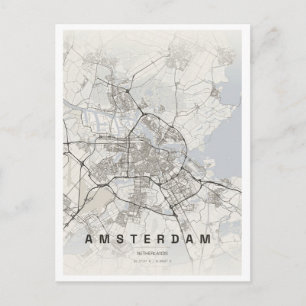 amsterdam holland travel postcard