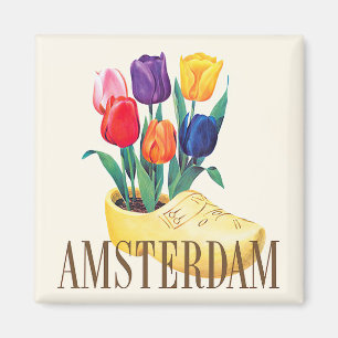Amsterdam Holland vintage travel Magnet