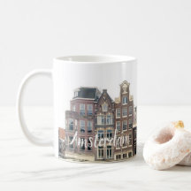 Amsterdam houses mug
