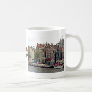 Amsterdam, houses on the canal coffee mug