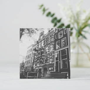 Amsterdam in Black and white  Invitation