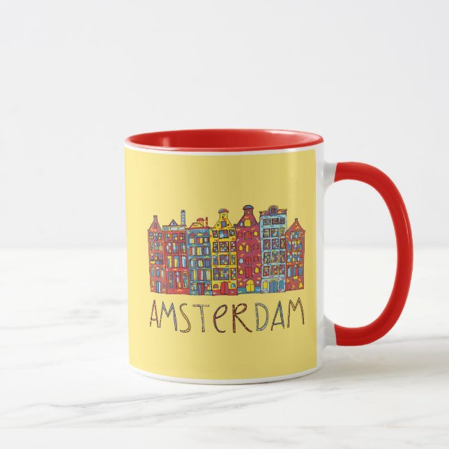 Amsterdam In Mosaic Mug (Right)