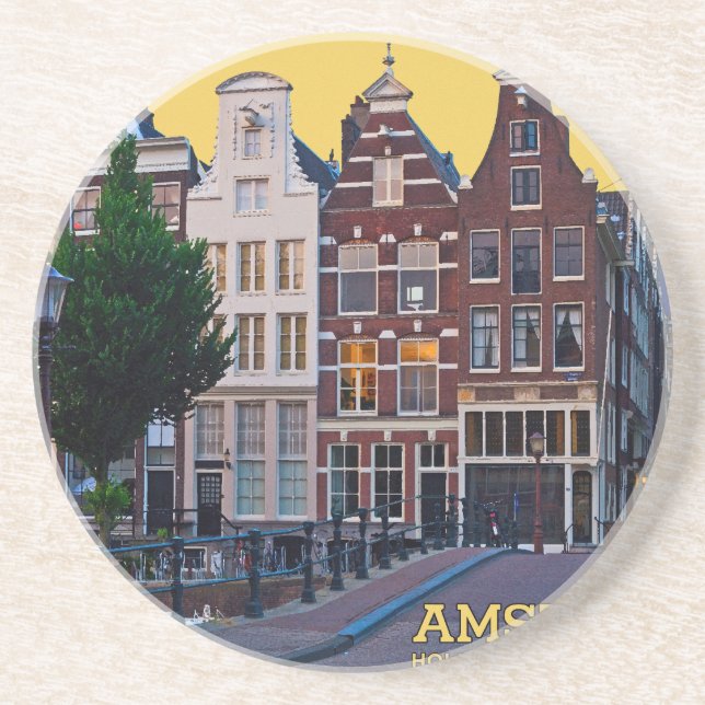 Amsterdam-Keizersgracht Centrum Coaster (Front)