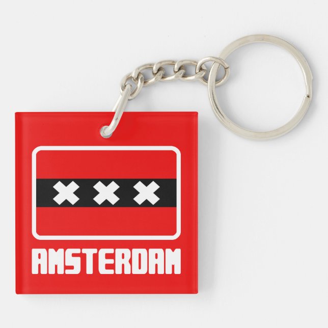 Amsterdam Key Ring (Back)