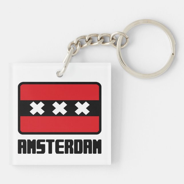 Amsterdam Key Ring (Back)