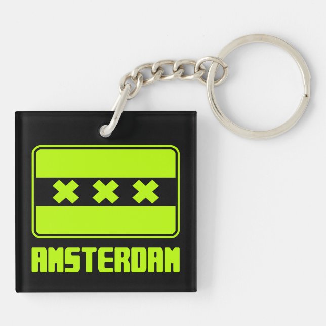Amsterdam Key Ring (Back)