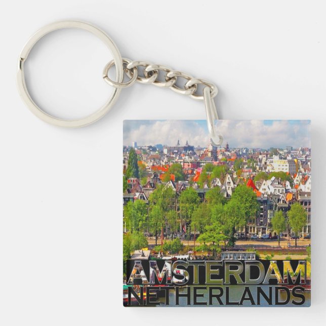 Amsterdam Key Ring (Front)