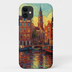Amsterdam Luminous Canal Dutch Art Sanctuary iPhone 11 Case