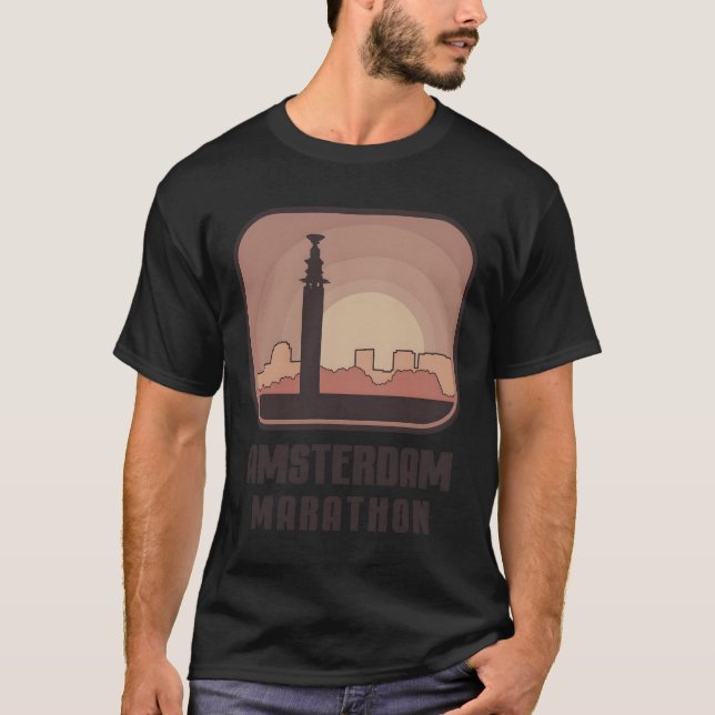 Amsterdam Marathon  T-Shirt (Front)