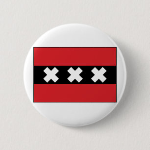 Amsterdam, Netherlands 6 Cm Round Badge