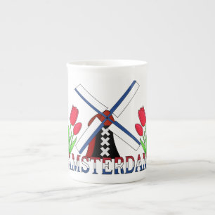 Amsterdam Netherlands Bone China Mug