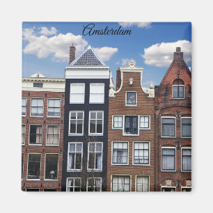 Amsterdam Netherlands Canal Houses Magnet