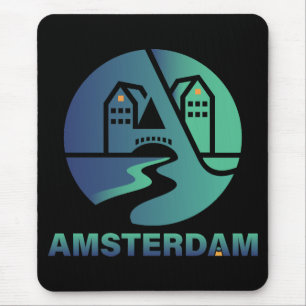 Amsterdam Netherlands Europe Mouse Pad