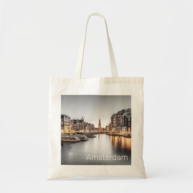 Amsterdam Netherlands Holland Dutch Souvenir Tote Bag (Front)