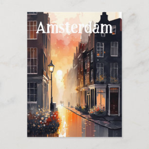Amsterdam Netherlands Holland Postcard