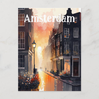 Amsterdam Netherlands Holland Postcard