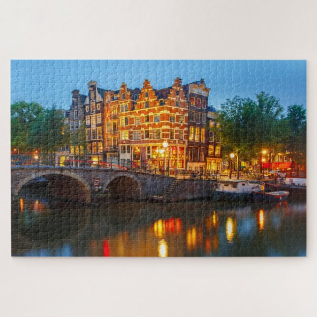 Amsterdam Netherlands Jigsaw Puzzle (Horizontal)