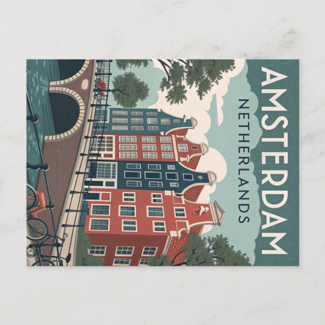Amsterdam, NETHERLANDS Postcard (Front)