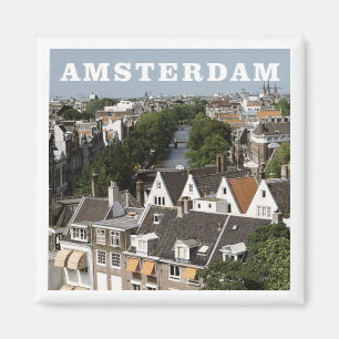 Amsterdam Netherlands Travel Fridge Magnet