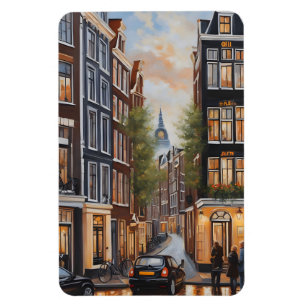Amsterdam oil painting magnet