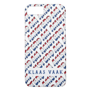 Amsterdam Pattern Dutch Colours Add Name iPhone 8/7 Case