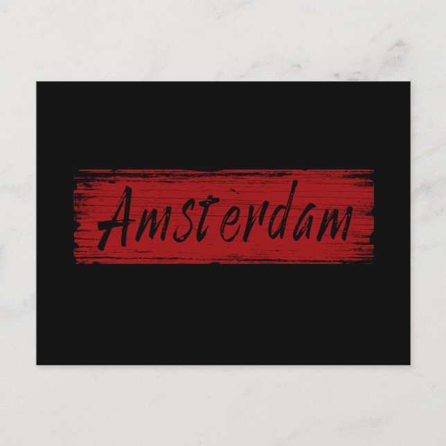 Amsterdam Postcard (Front)