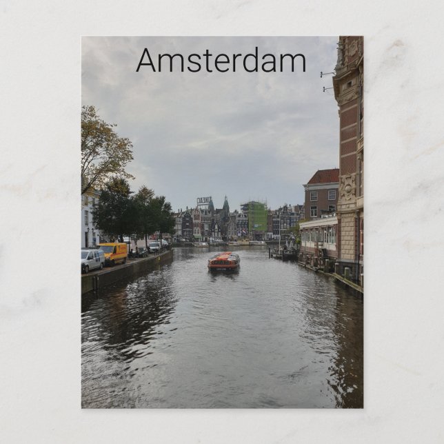 Amsterdam Postcard (Front)