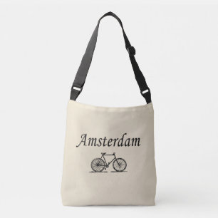 Amsterdam retro bicycle crossbody bag