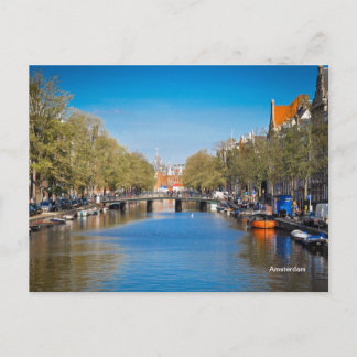 Amsterdam - River Postcard