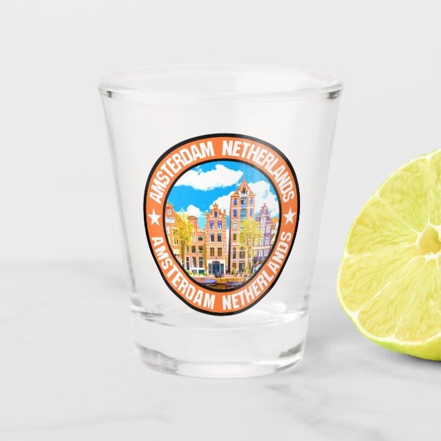 Amsterdam                                          shot glass (Front)
