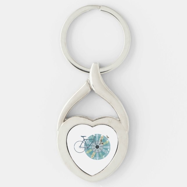 Amsterdam skyline key ring (Front)