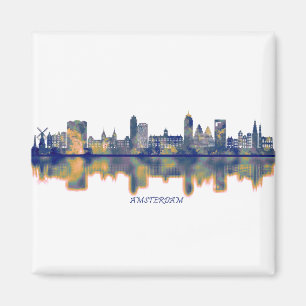 Amsterdam Skyline Magnet