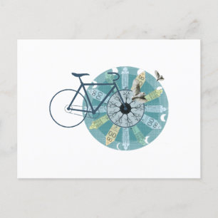 Amsterdam skyline postcard