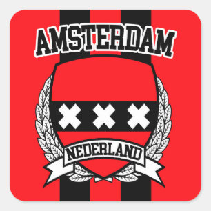 Amsterdam Square Sticker