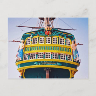 Amsterdam Tall Ship Postcard