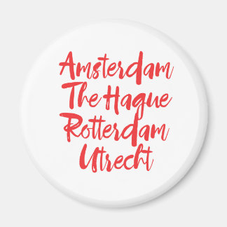 Amsterdam The Hague Rotterdam Utrecht Magnet