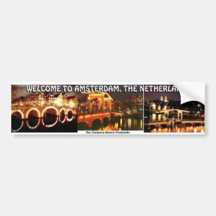 AMSTERDAM, THE NETHERLANDS BUMPER STICKER