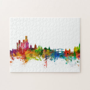 Amsterdam The Netherlands Skyline Jigsaw Puzzle