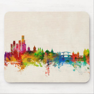 Amsterdam The Netherlands Skyline Mouse Pad