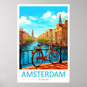 Amsterdam Travel National Ski Poster ParkVintage